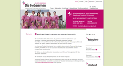 Desktop Screenshot of hebammen-josefs.de